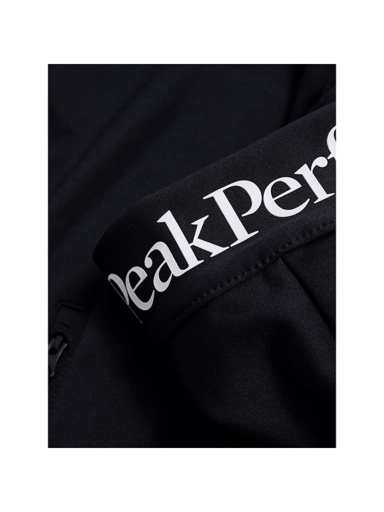 Bluza z kapturem damska PEAK PERFORMANCE W Rider Essentials Zip Hood czarna
