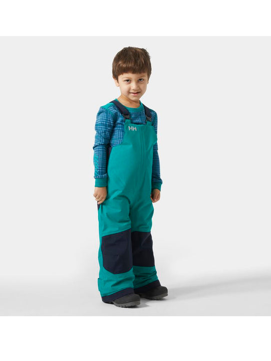 Spodnie narciarskie dziecięce HELLY HANSEN K Rider 2 Ins Bib kolor zielony
