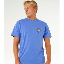 Koszulka męska RIP CURL Fade Out Icon Tee niebieska
