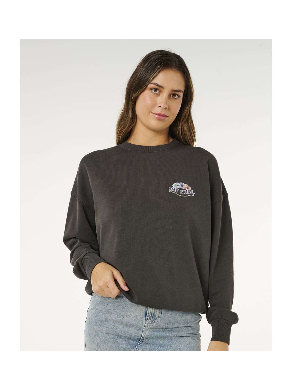 Bluza damska RIP CURL Bells Heritage Crew czarna