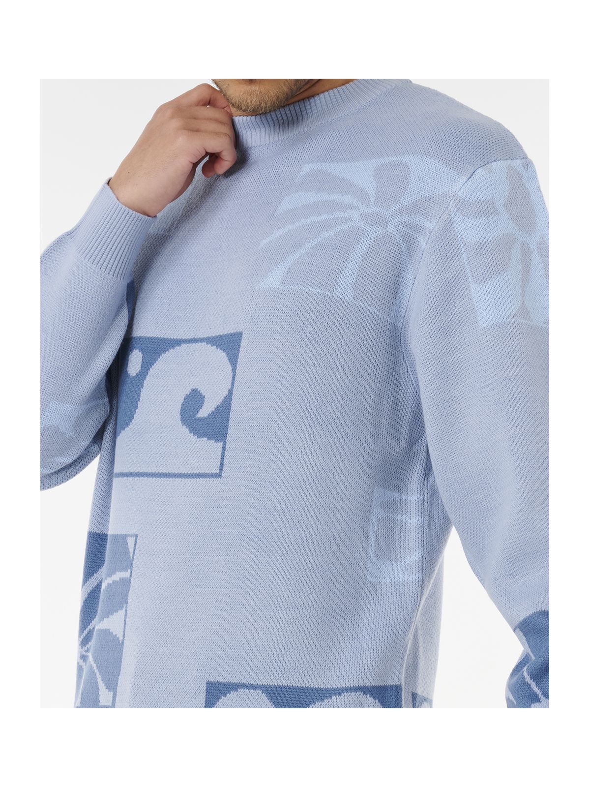 Sweter RIP CURL MIX KNIT niebieski
