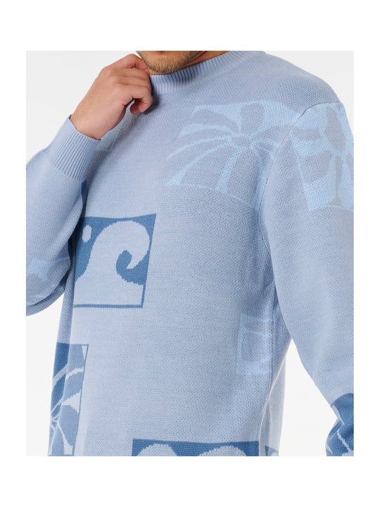 Sweter RIP CURL MIX KNIT niebieski
