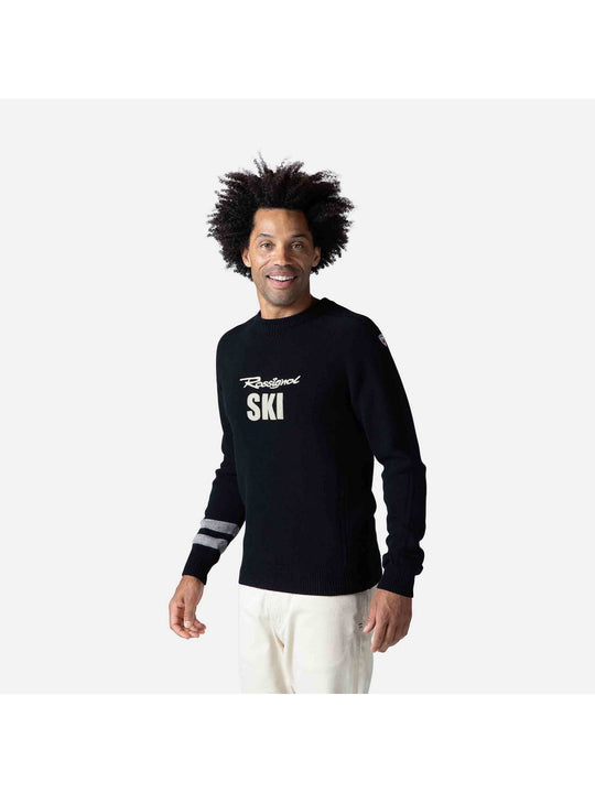Sweter Rossignol Signature Knit czarny - Adventure Sports
