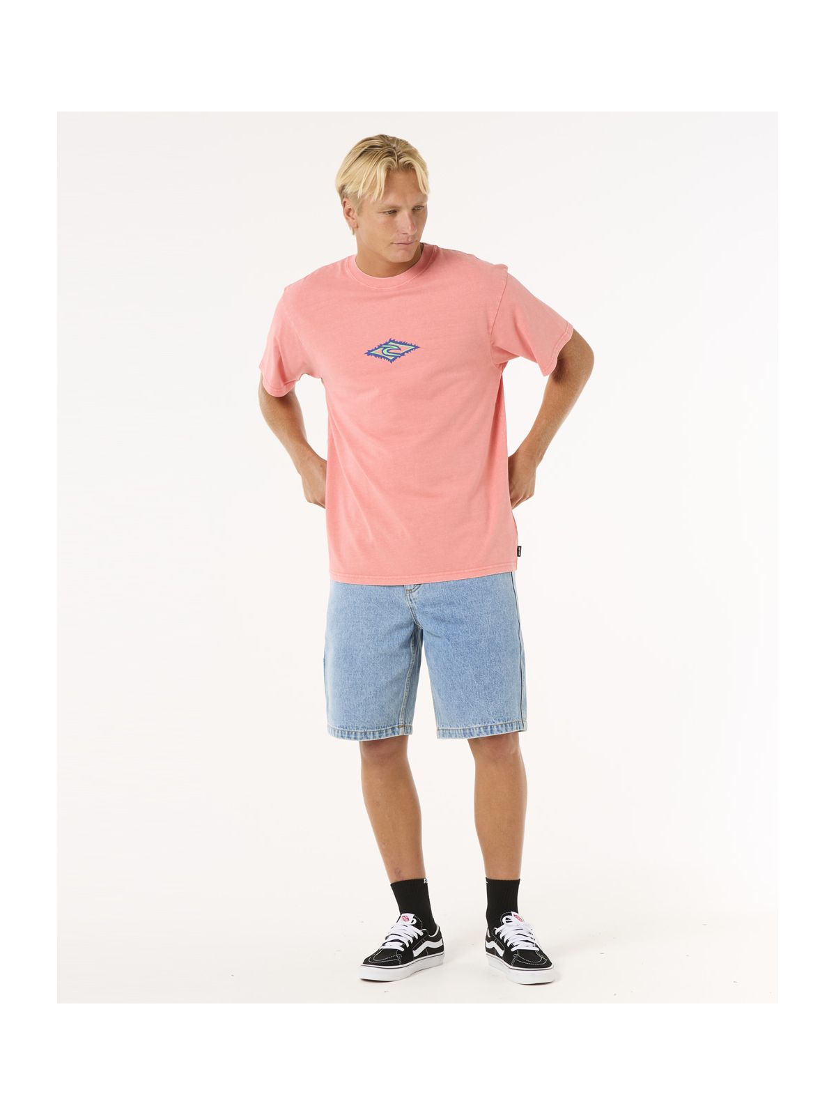 Koszulka RIP CURL Raw Energy Sloth Tee różowy