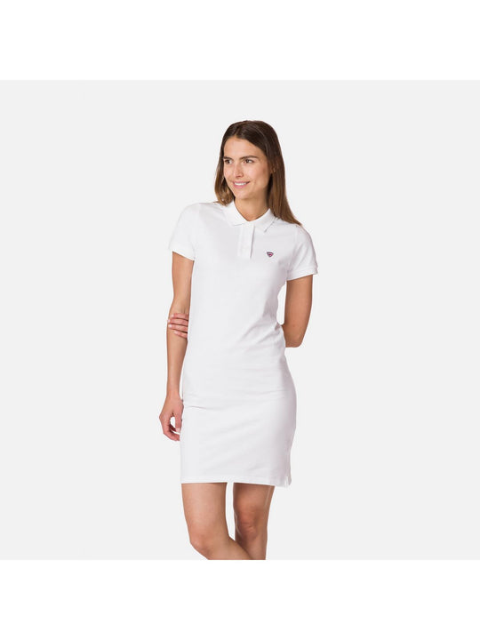 Sukienka Rossignol W Rossi Polo Dress biały - Adventure Sports
