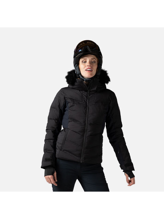 Kurtka Rossignol W Depart Jkt czarny - narciarska - Adventure Sports
