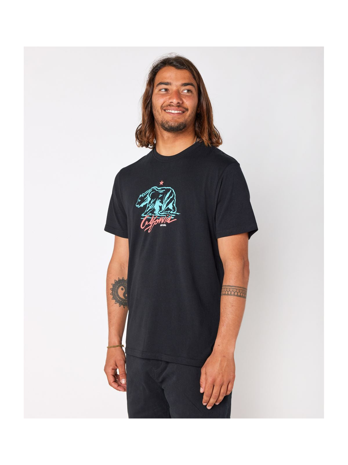 Koszulka RIP CURL Desti Animals Tee czarny - Adventure Sports