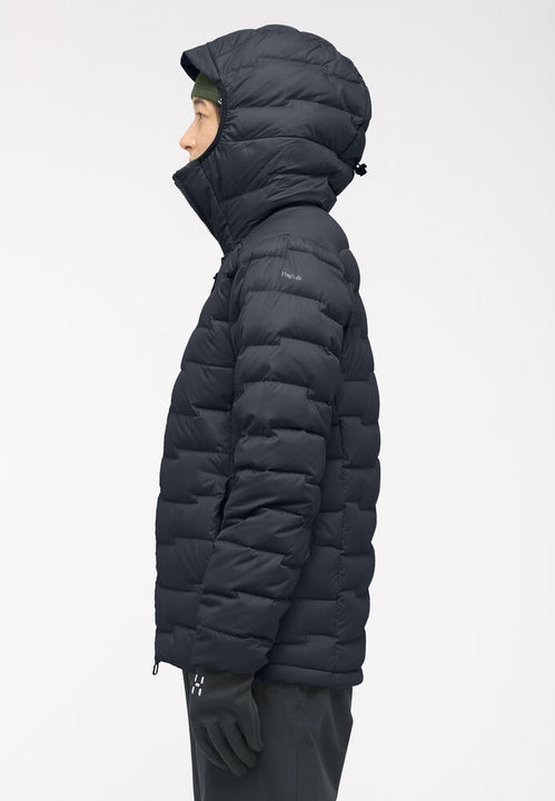 Kurtka HAGLÖFS ROC Flash Down Hood Women true black
