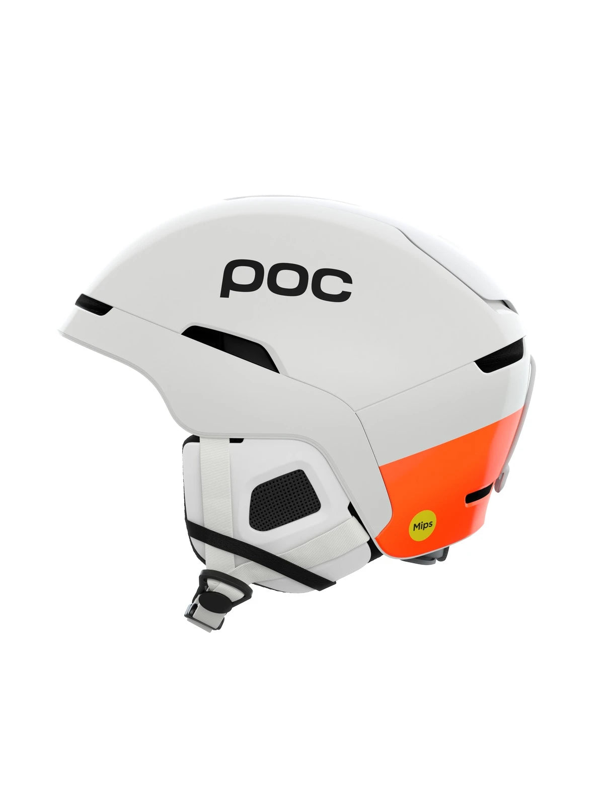 Kask narciarski POC Obex MIPS biało pomarańczowy
