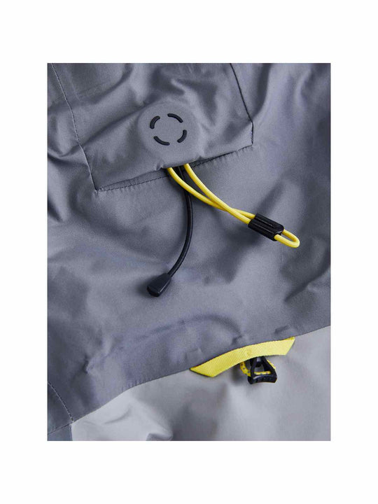 Kurtka Peak Performance M Vislight Gore-Tex Pro Jacket - szary/ciemny szary/limonkowy - Adventure Sports

