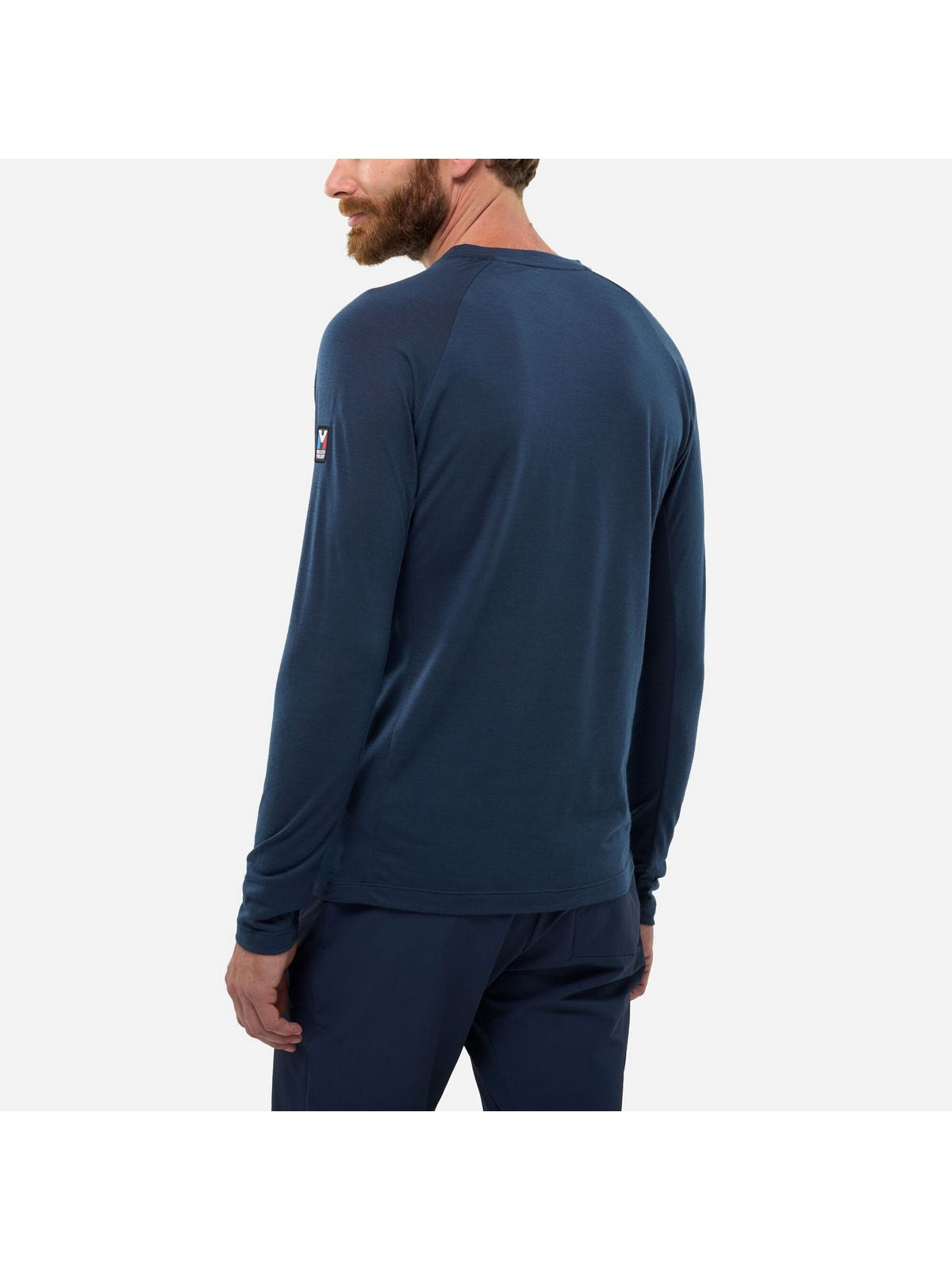 Koszulka męska MILLET Trilogy Wool Ts Ls M granatowa
