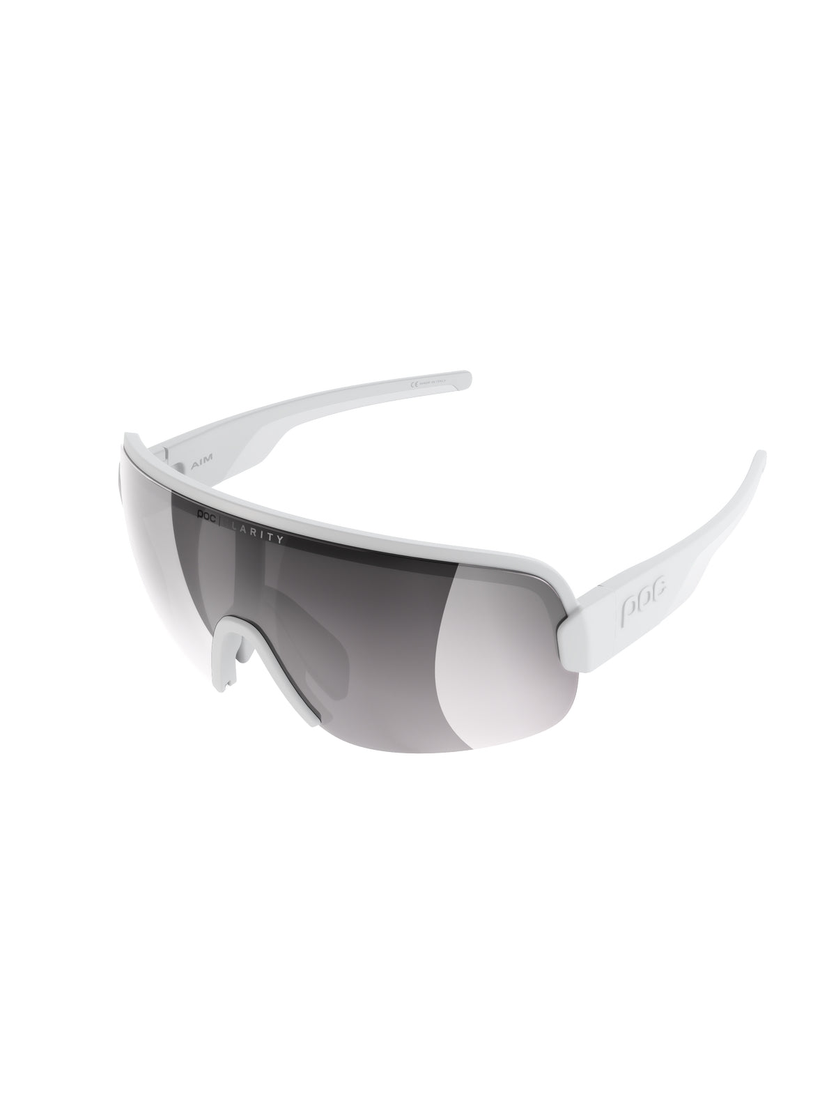 Okulary rowerowe POC Aim white - Clarity Road/Sunny Silver cat 3