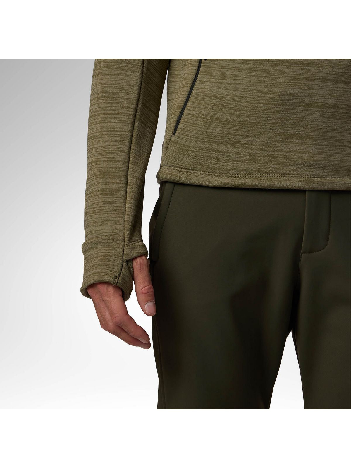 Bluza męska ROSSIGNOL M Premium Half Zip Fleece beżowa