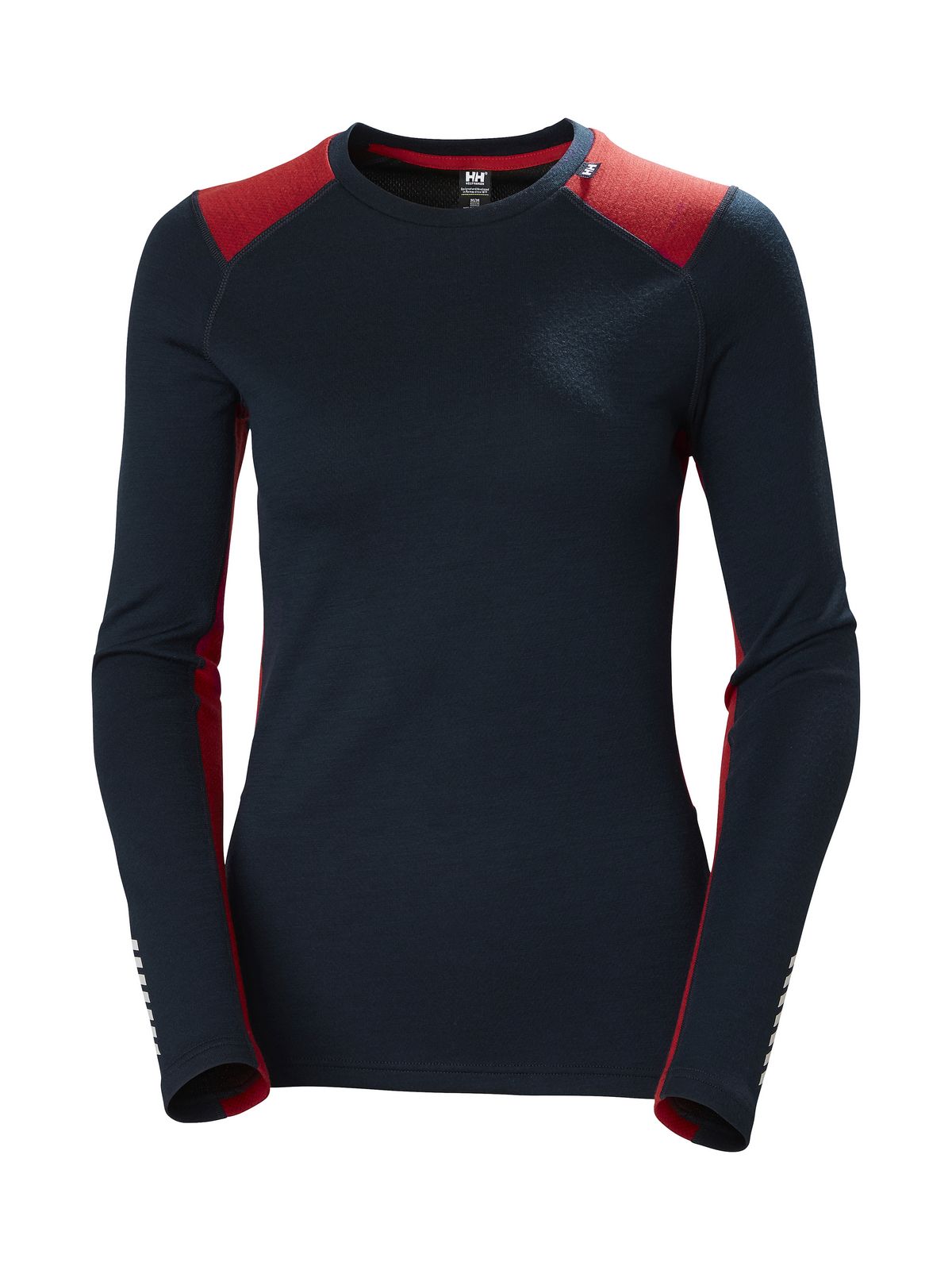 Bielizna termiczna damska HELLY HANSEN W LIFA MERINO MIDWEIGHT CREW granatowa
