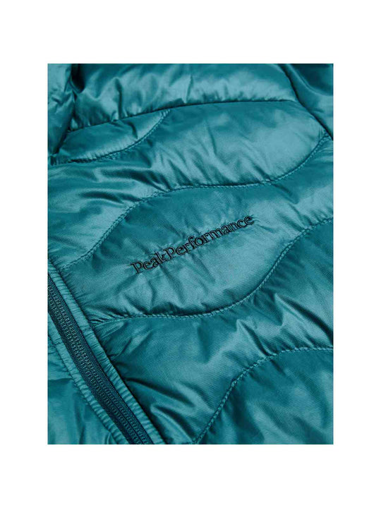Kurtka puchowa męska Peak Performance M Helium Down Hood Jacket zielony - narciarska - Adventure Sports
