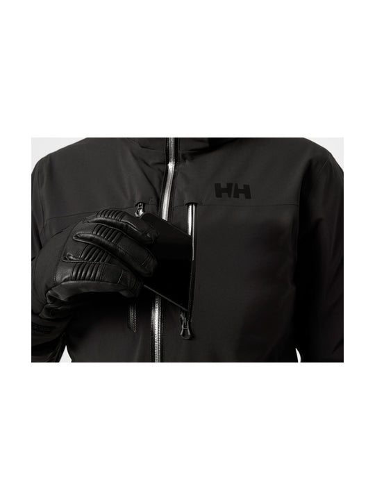 Kurtka narciarska damska HELLY HANSEN W ALPHELIA LIFALOFT JACKET czarna
