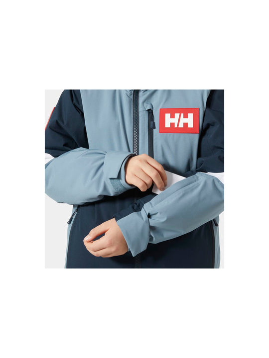 Kurtka narciarska dziecięca HELLY HANSEN Jr Elevate Jacket kolor granatowy
