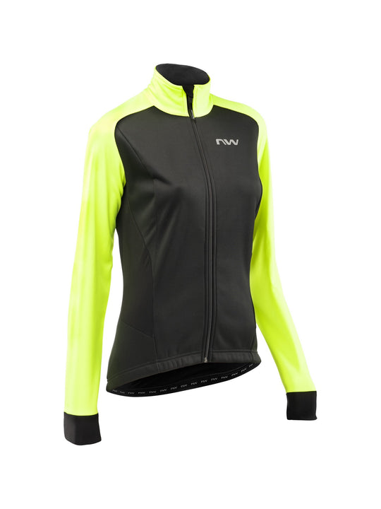 Kurtka rowerowa NORTHWAVE Reload Wmn Jacket Sp czarny/żółty - Adventure Sports
