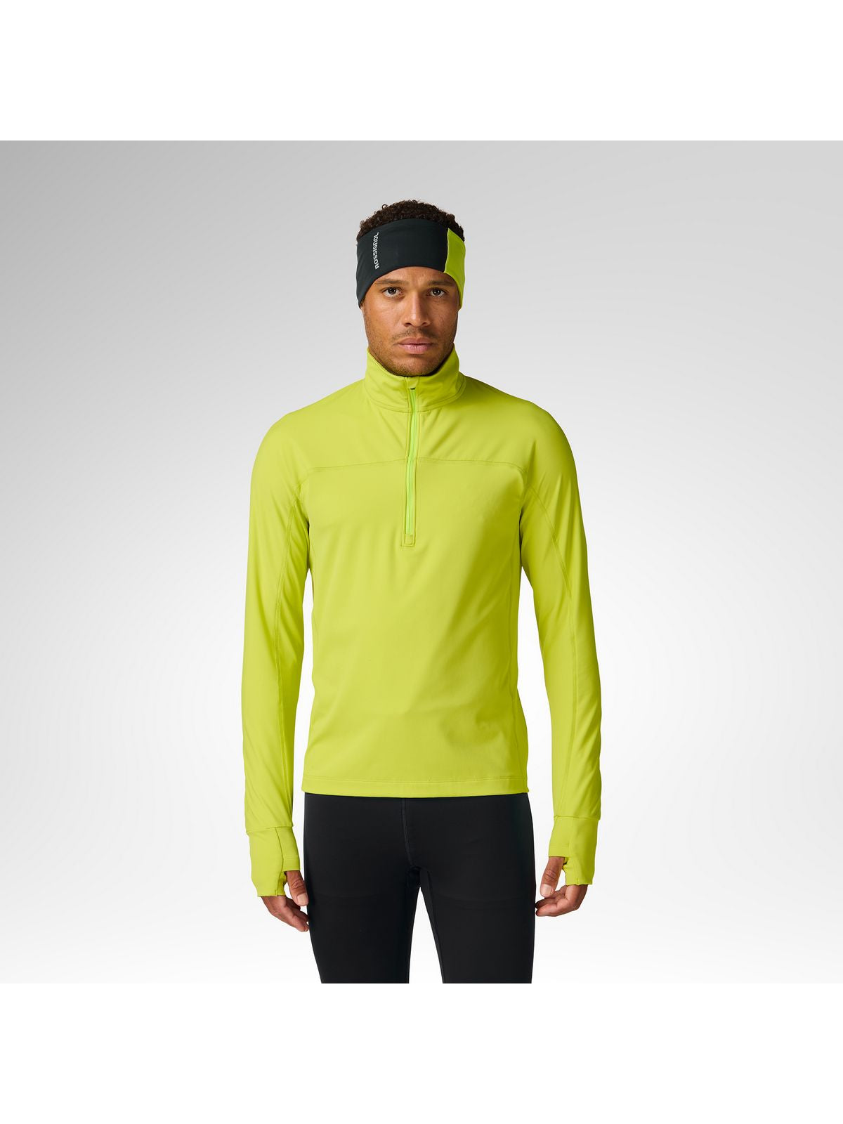 Bluza męska ROSSIGNOL M Half Zip First Layer żółta