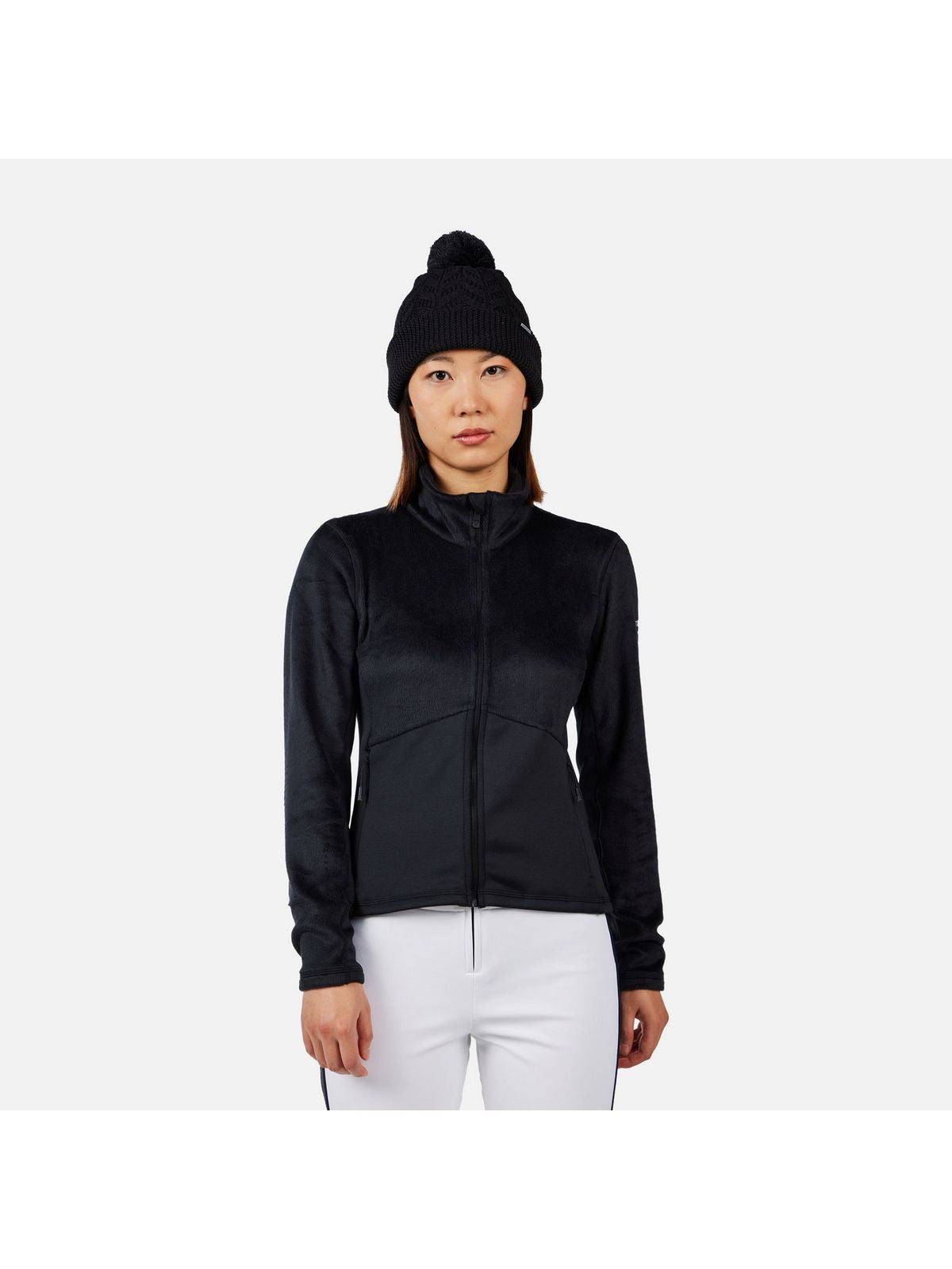 Bluza damska ROSSIGNOL W DIRETTA HZ FLEECE czarna