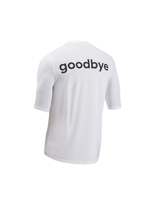 Koszulka rowerowa NORTHWAVE Bomb Hello Goodbye Jersey S/s biała
