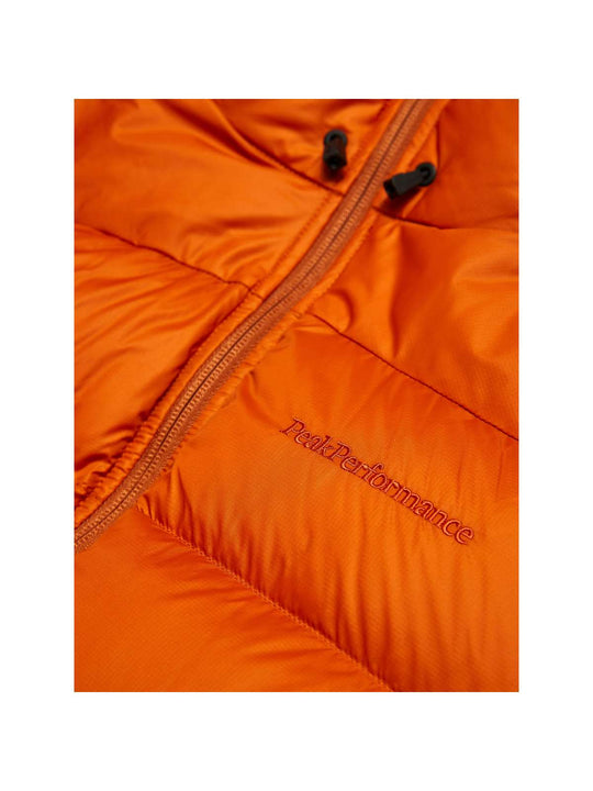 Kurtka męska puchowa Peak Performance M Frost Down Jacket pomarańczowy - narciarska - Adventure Sports
