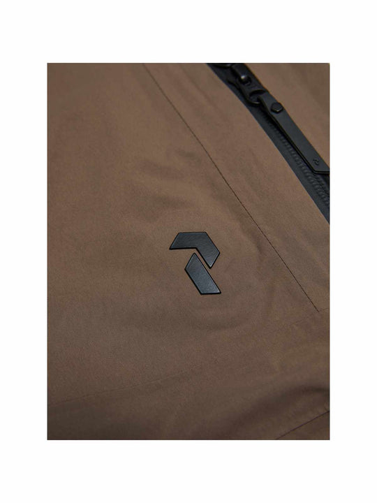 Spodnie narciarskie męskie PEAK PERFORMANCE Alpine GORE-TEX 2L Insulated Shell Pants brązowe
