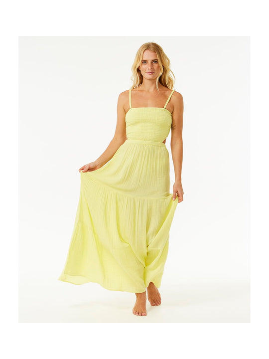 Sukienka RIP CURL Premium Surf Maxi Dress żółty - Adventure Sports
