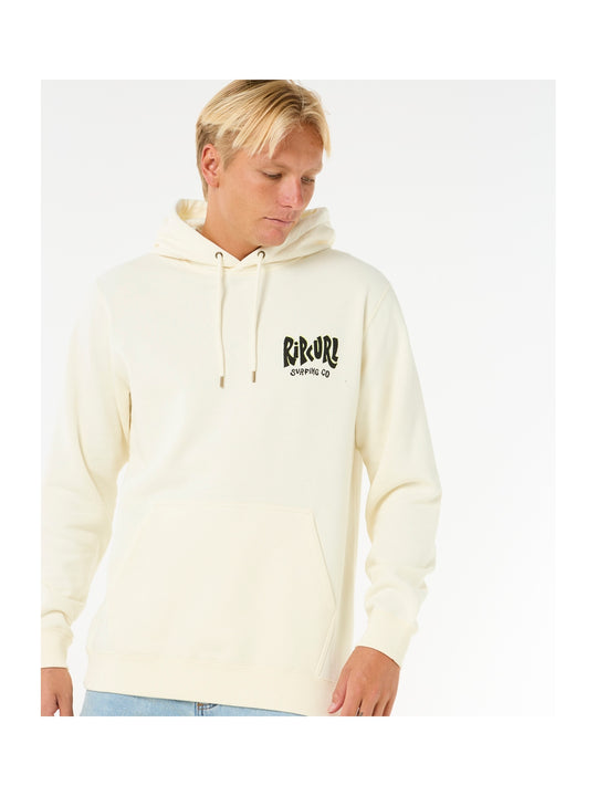 Bluza męska z kapturem RIP CURL Shield Hood biała
