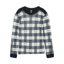 Bielizna termiczna dziecięca HELLY HANSEN K GRAPHIC LIFA MERINO SET granatowa
