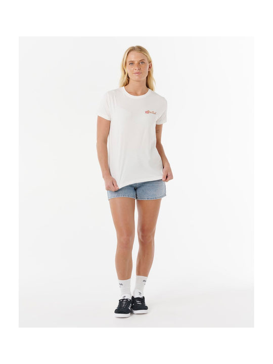 Koszulka RIP CURL WAIKIKI STANDARD TEE beżowa
