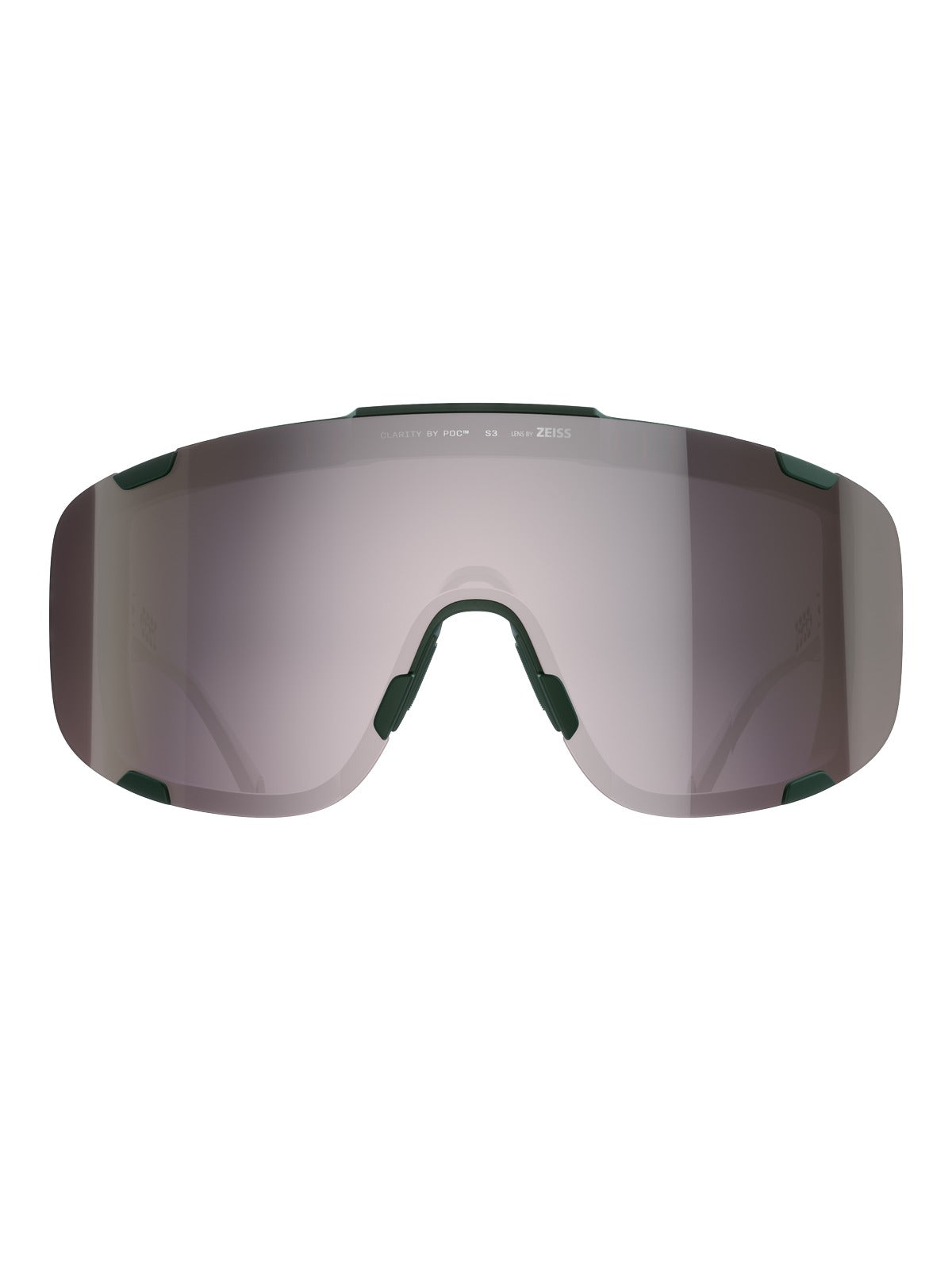 Okulary rowerowe POC Devour Wide Fit zielony Cat 2 Clarity Road/Sunny Silver