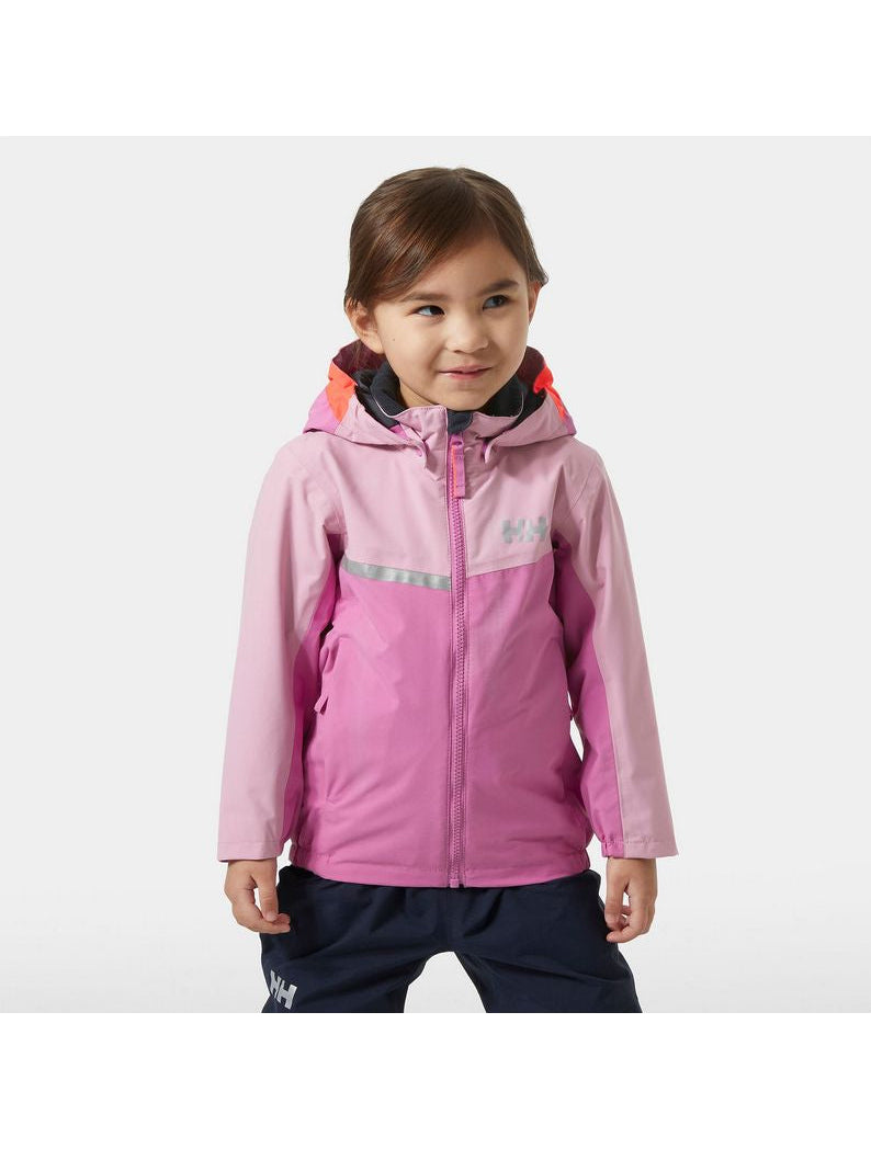 Kurtka dziecięca Wodoodporna HELLY HANSEN K Shelter Ht Jacket różowa