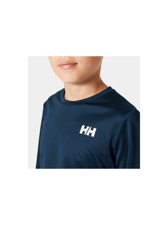 Koszulka HELLY HANSEN JR HH TECH LS CREW granatowy - Adventure Sports
