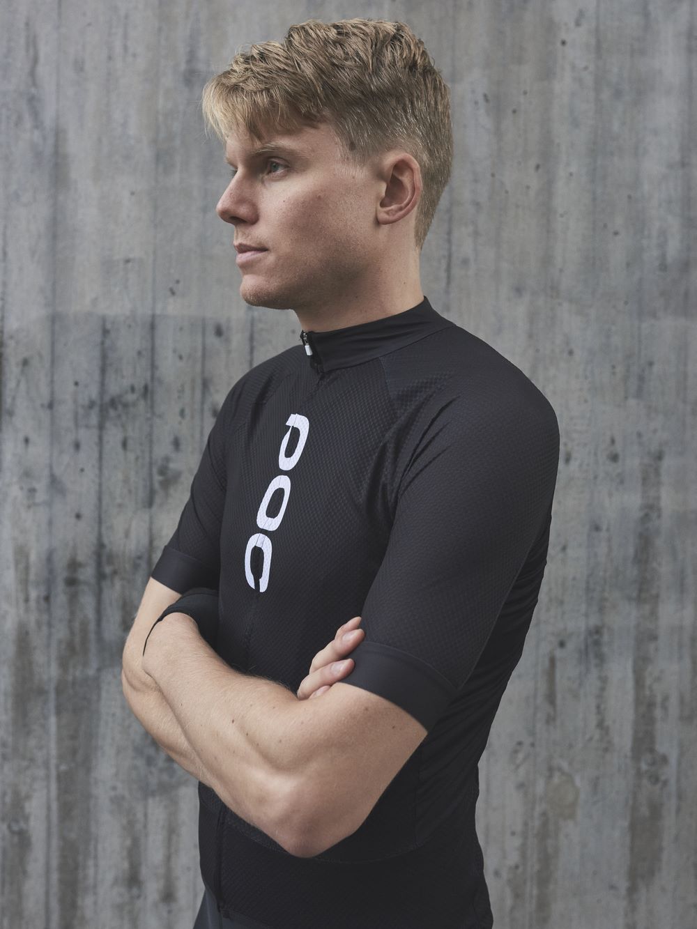 Koszulka rowerowa POC M’s ESSENTIAL ROAD LOGO - czarny - Adventure Sports