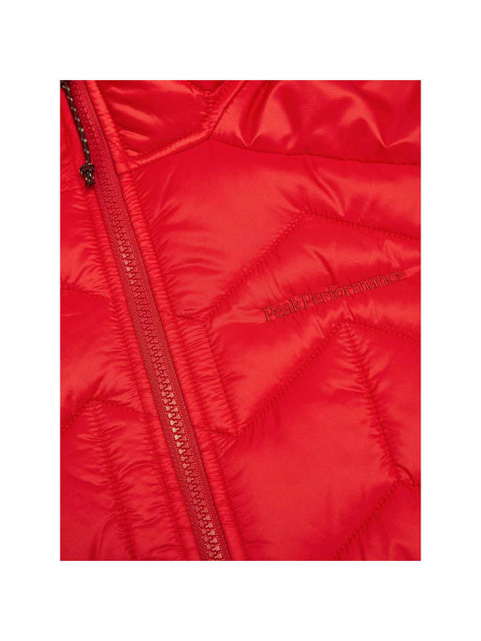 Kurtka PEAK PERFORMANCE Elevate Liner Hybrid Hood Jacket czerwony - Adventure Sports
