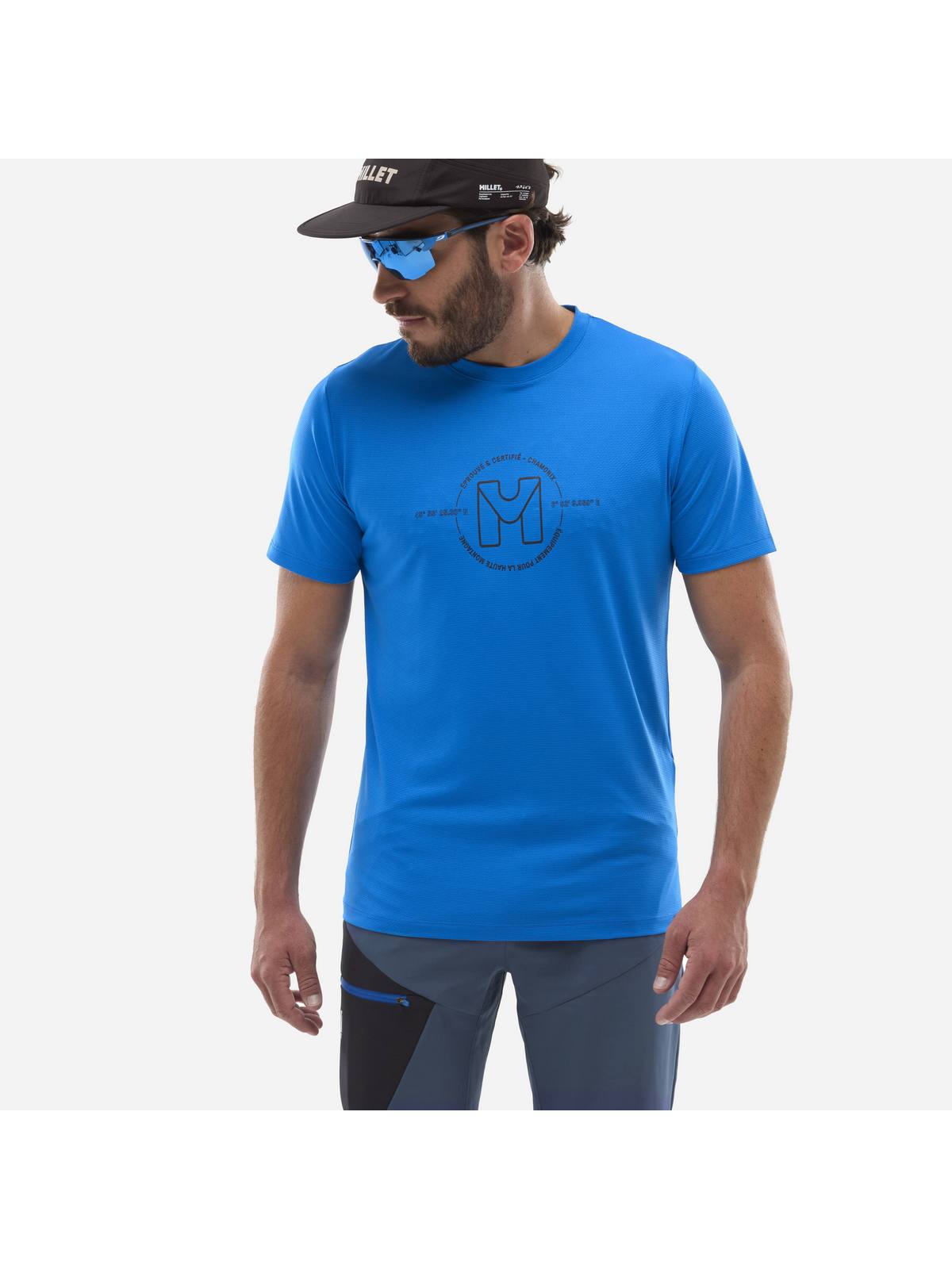 Koszulka MILLET UBIC LIGHT TS SS M niebieski - Adventure Sports