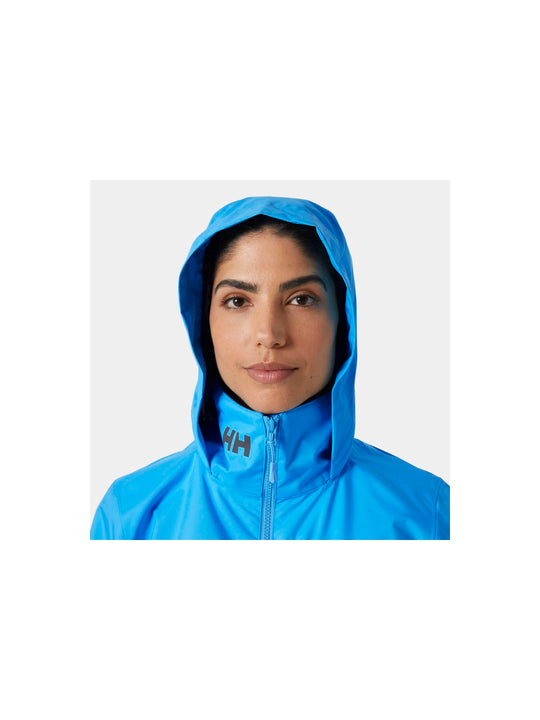 Kurtka HELLY HANSEN W CREW HOODED JACKET niebieski - Adventure Sports
