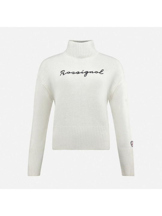 Sweter damski ROSSIGNOL W SIGNATURE SWEATER biały
