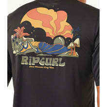 Lycra RIP CURL Mason Pipe Surflite Upf S/S czarny - Adventure Sports
