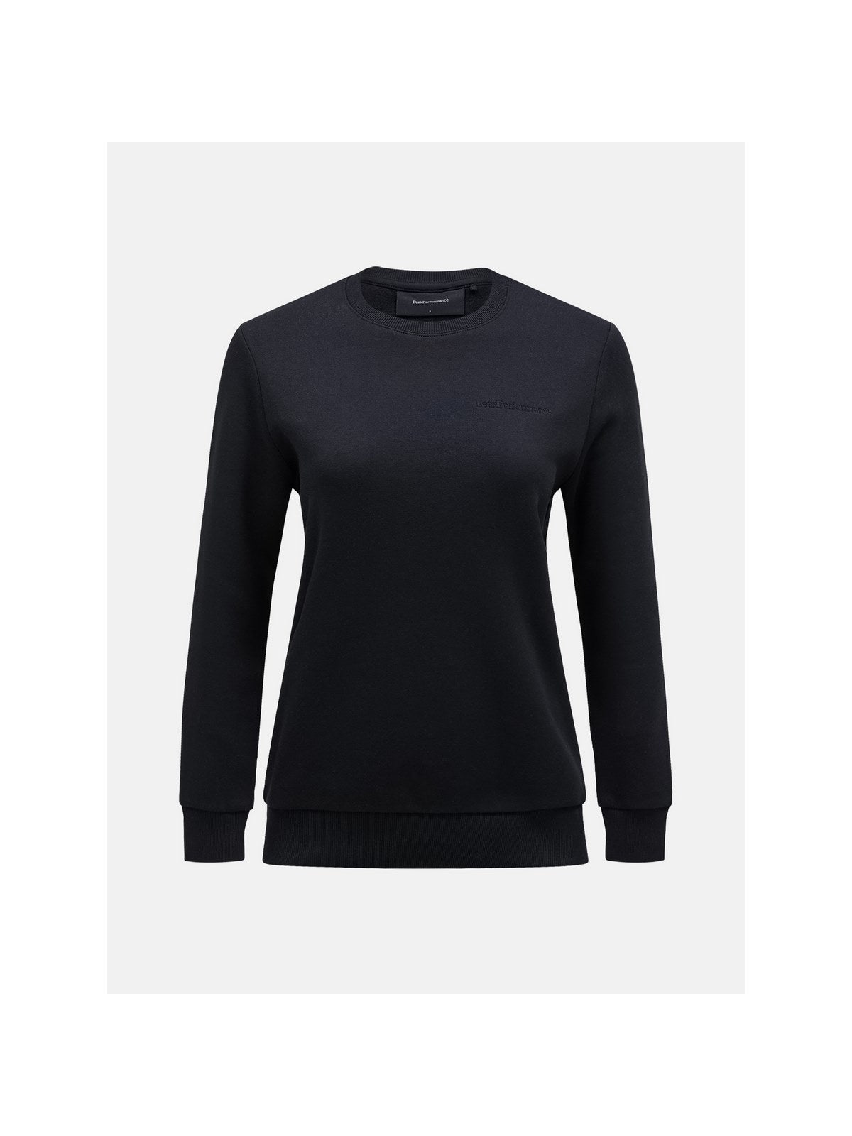 adventuresports bluza-peak-performance-w-original-small-logo-cre-czarny-g79575040-050 front