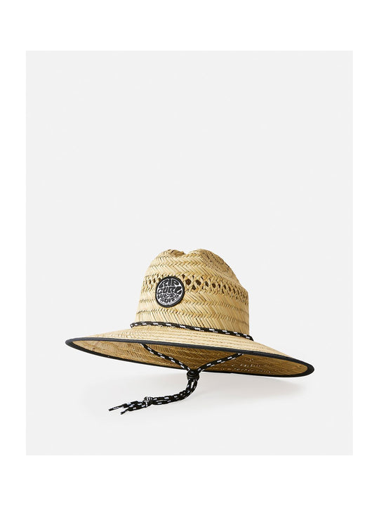 Kapelusz RIP CURL Logo Straw Hat Boy brązowy - Czapka - Adventure Sports
