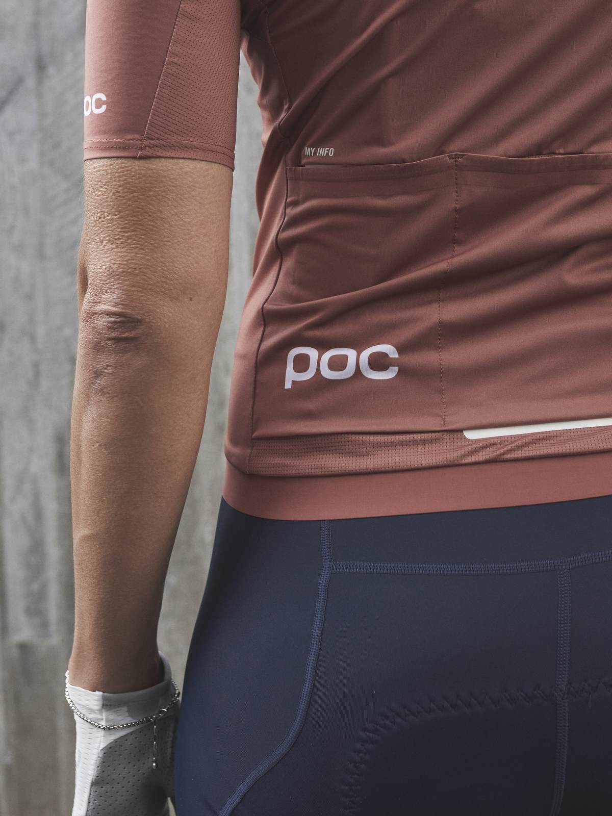 Koszulka damska rowerowa POC W’s PRISTINE Jersey - brązowa - Adventure Sports