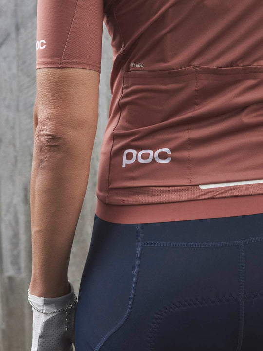 Koszulka damska rowerowa POC W’s PRISTINE Jersey - brązowa - Adventure Sports
