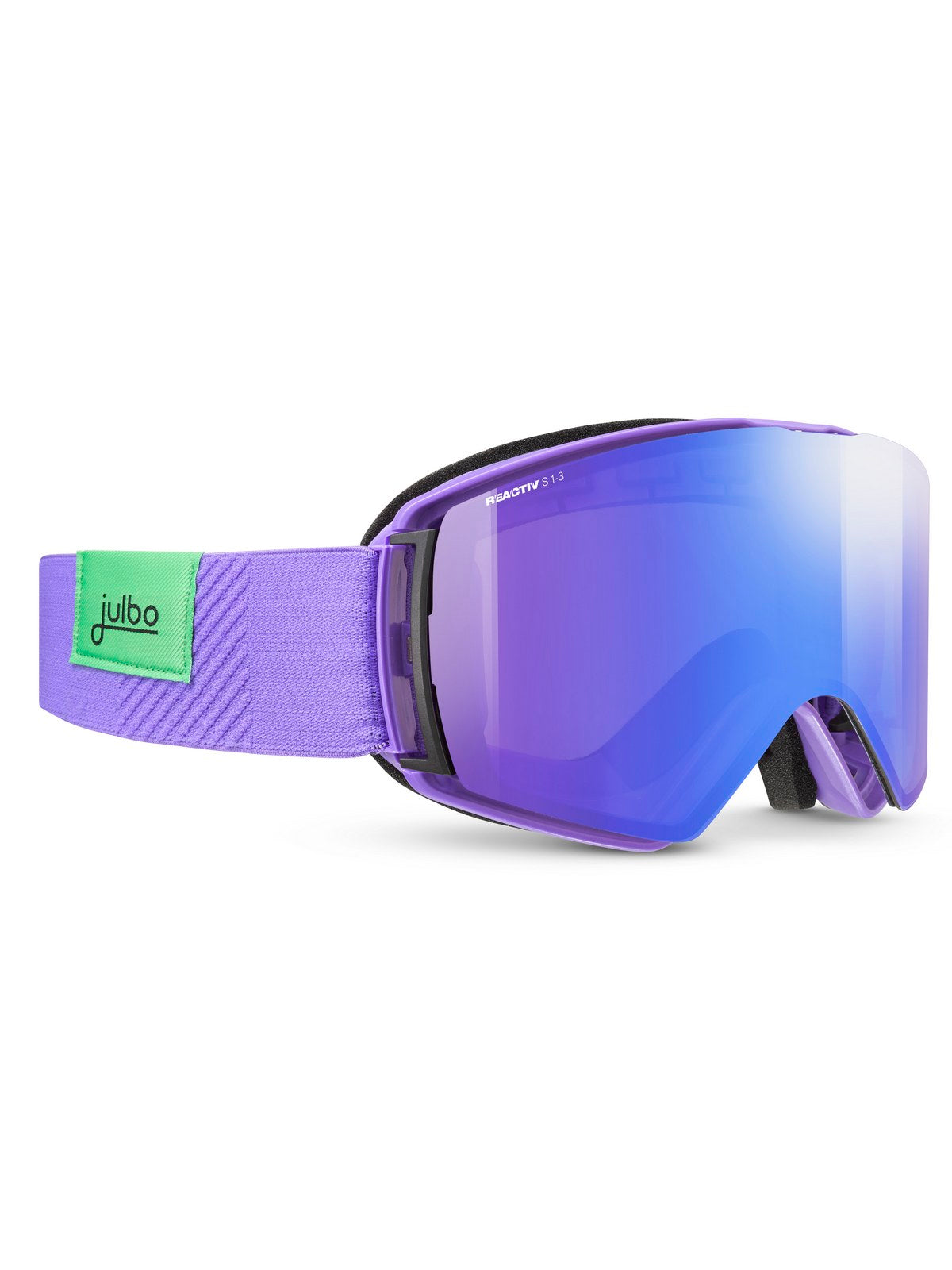 Gogle narciarskie JULBO LAUNCHER fioletowe fotochrom Cat 1-3 hi-contrast
