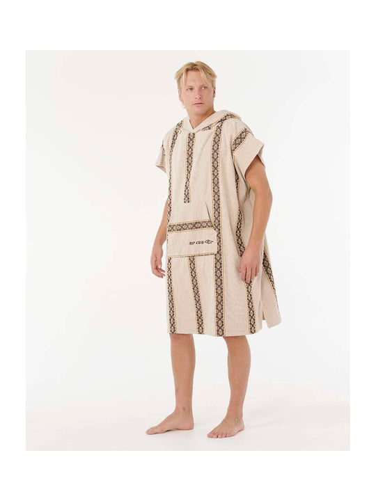 Ponczo męskie RIP CURL Classic Surf Hooded Towel beżowe
