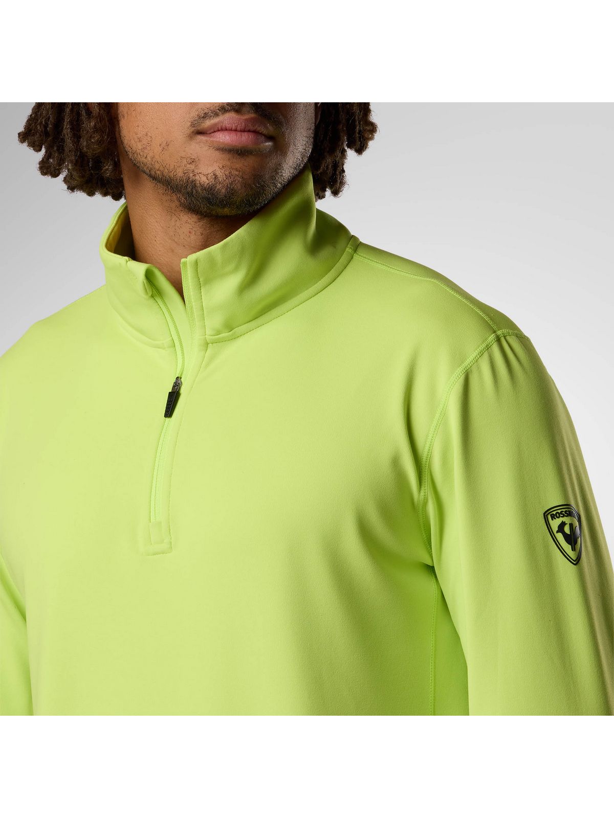 Bluza męska ROSSIGNOL Mid Layer Stretch Hz żółta