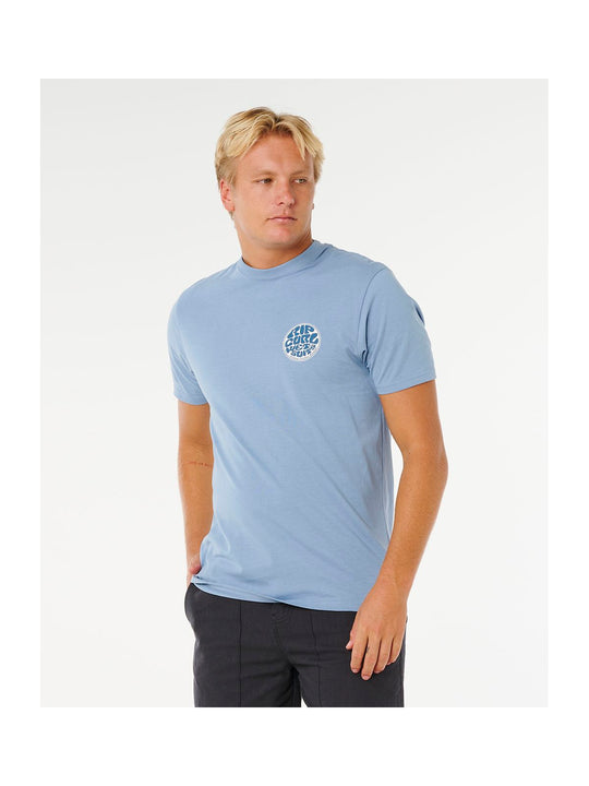 Koszulka męska RIP CURL Wettie Passage Icon Tee niebieska
