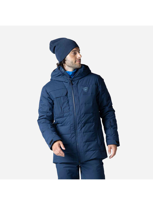 Kurtka męska narciarska Rossignol Puffy Parka granatowy
