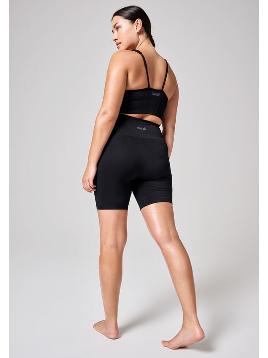 Legginsy treningowe damskie CASALL High Waist Bike Tights kolor czarny
